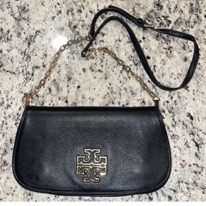 Black Leather Shoulder Bag